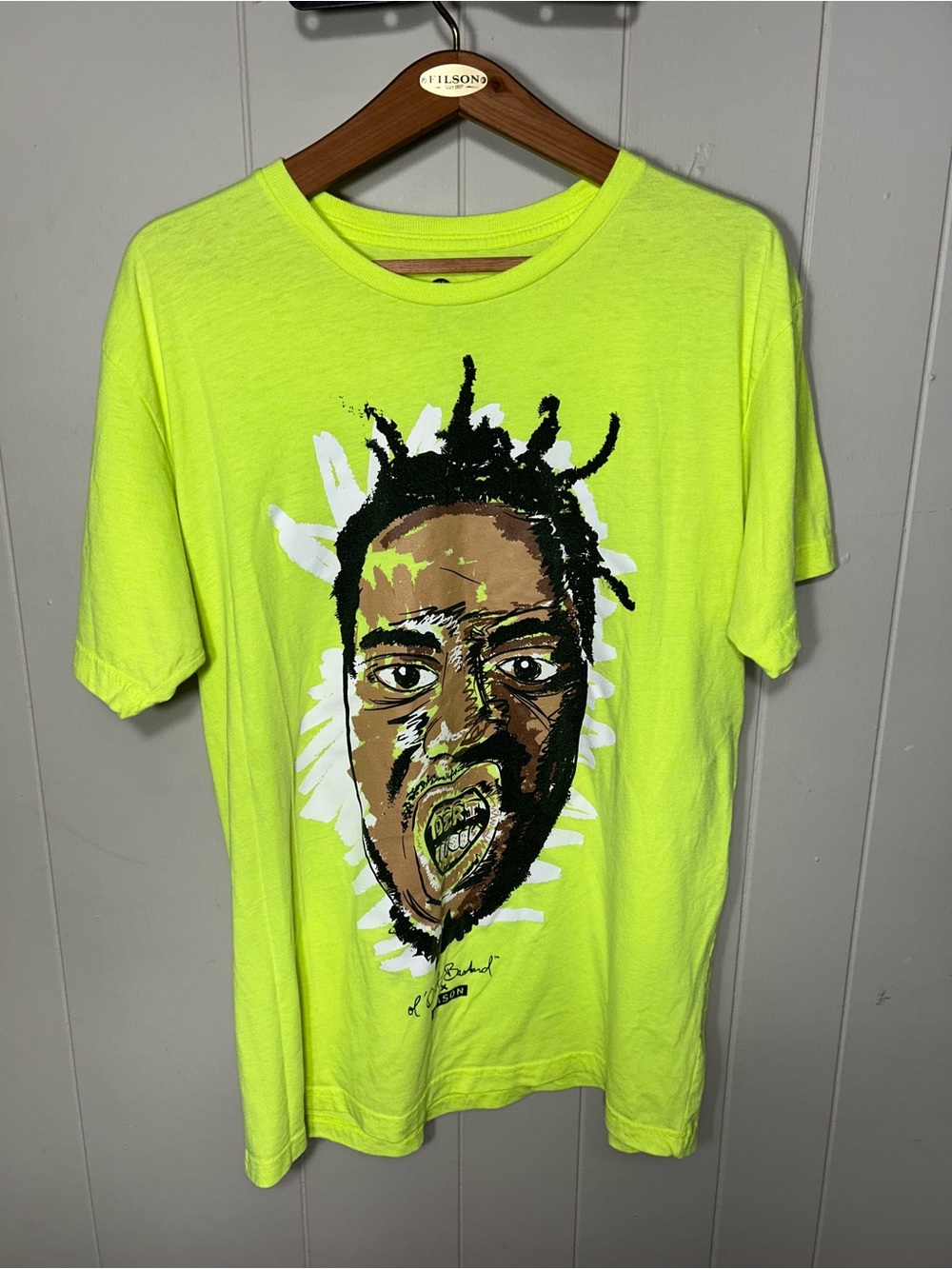 Reason Neon Yellow Graphic Short Sleeve Tee